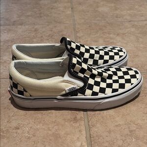 Vans Checkerboard Slip-On Sneakers